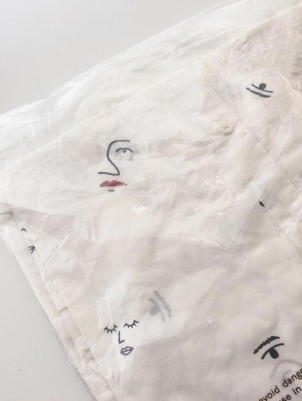 Madewell Oversized Ex-Boyfriend Shirt in Making Faces - Picture 6 of 9